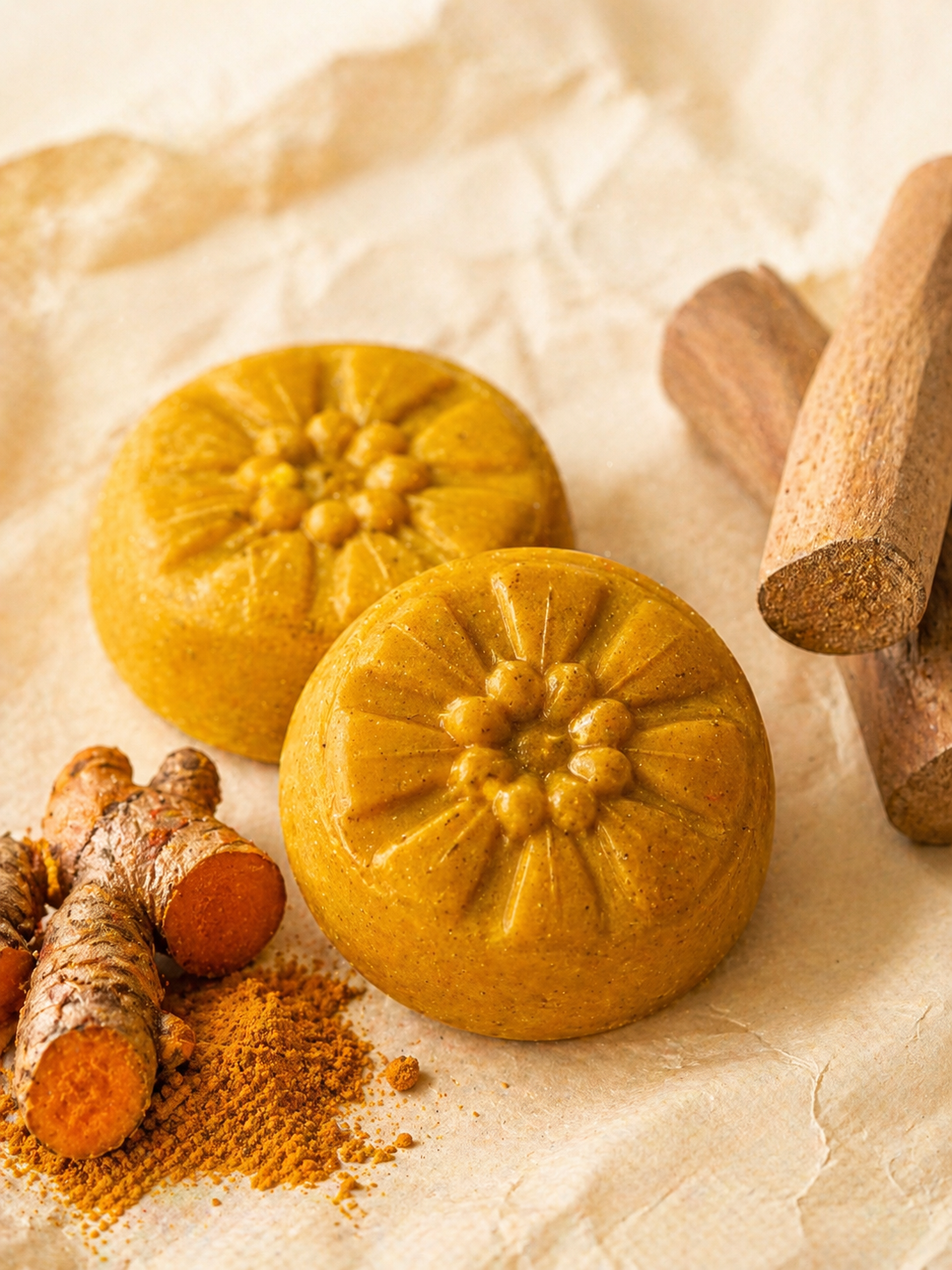 Haldi Chandan Soap with turmeric and sandalwood — Shuchi Rituals